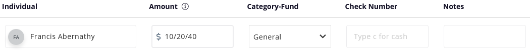 shortcut to add three transaction splits