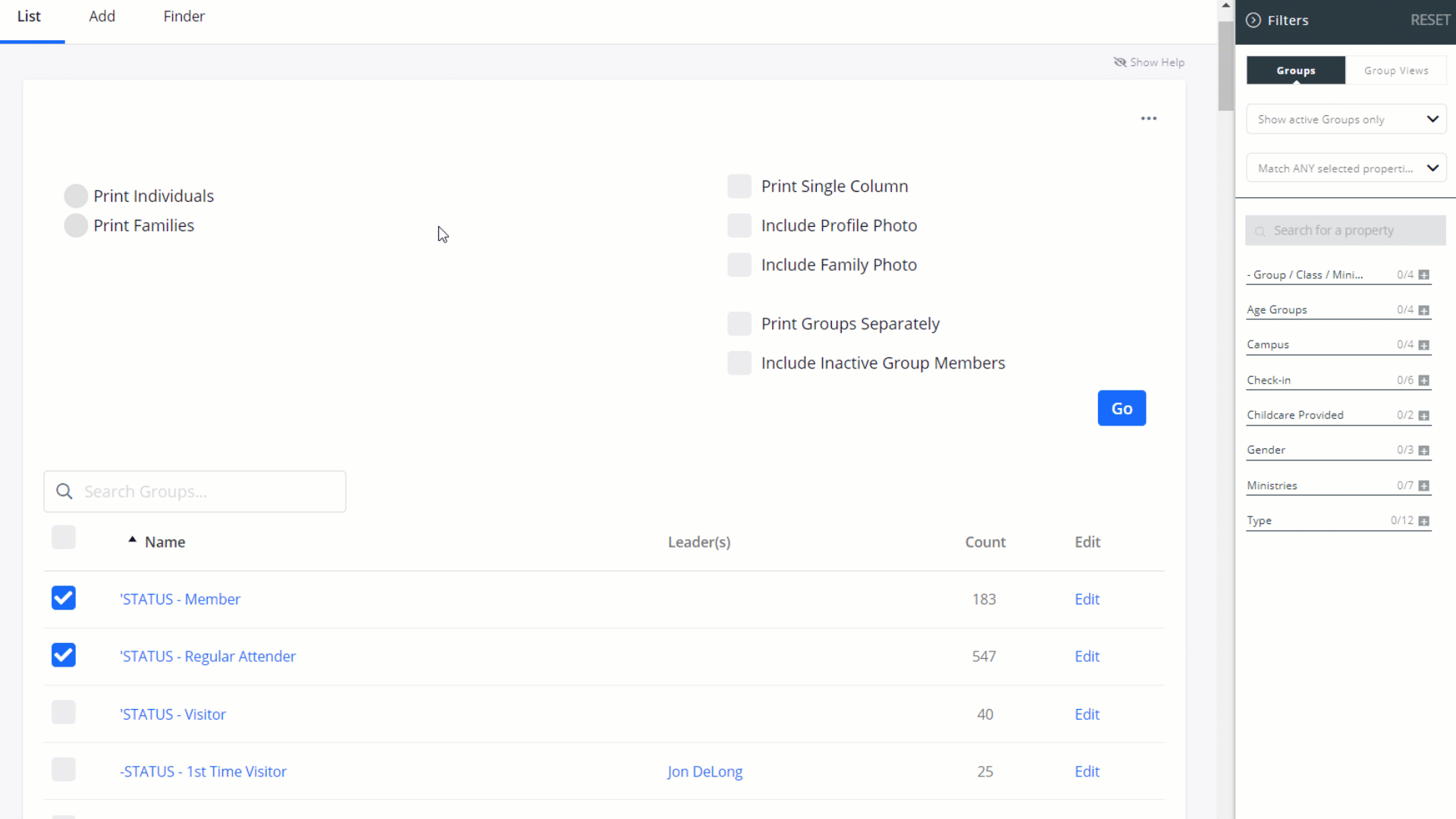 How to Print A Directory Amplify Help Desk
