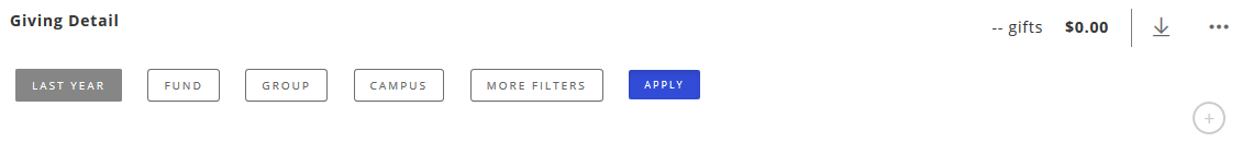 Filter Criteria
