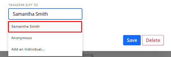 search to find member profile