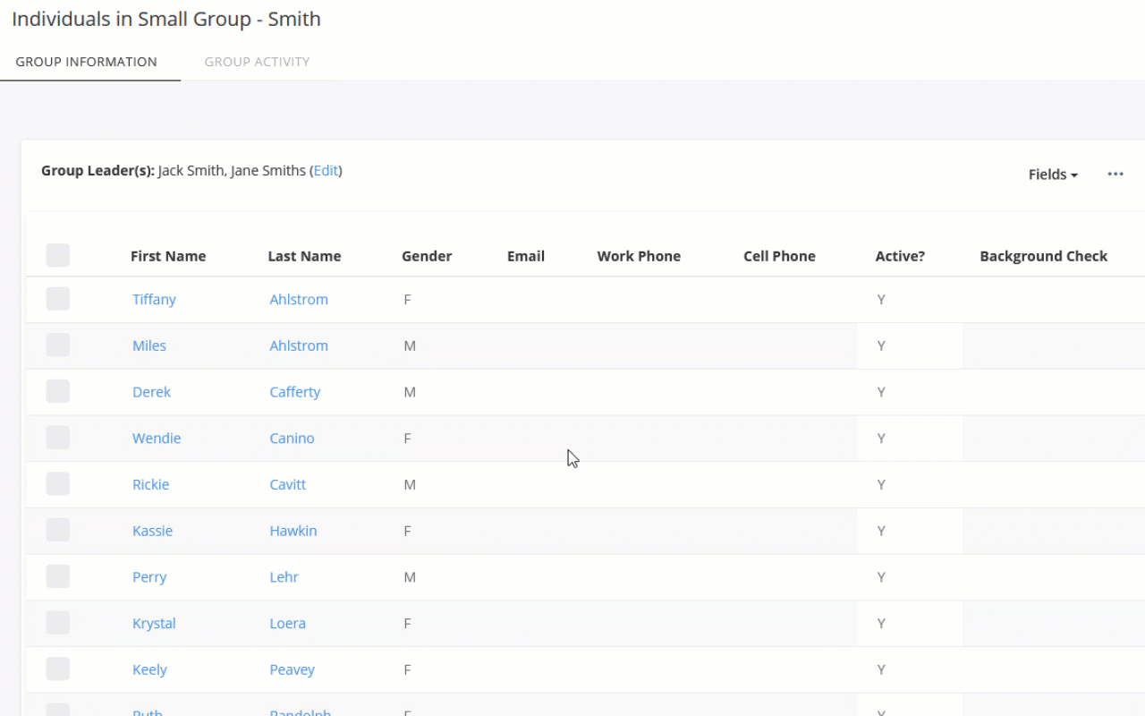 Simple Export process